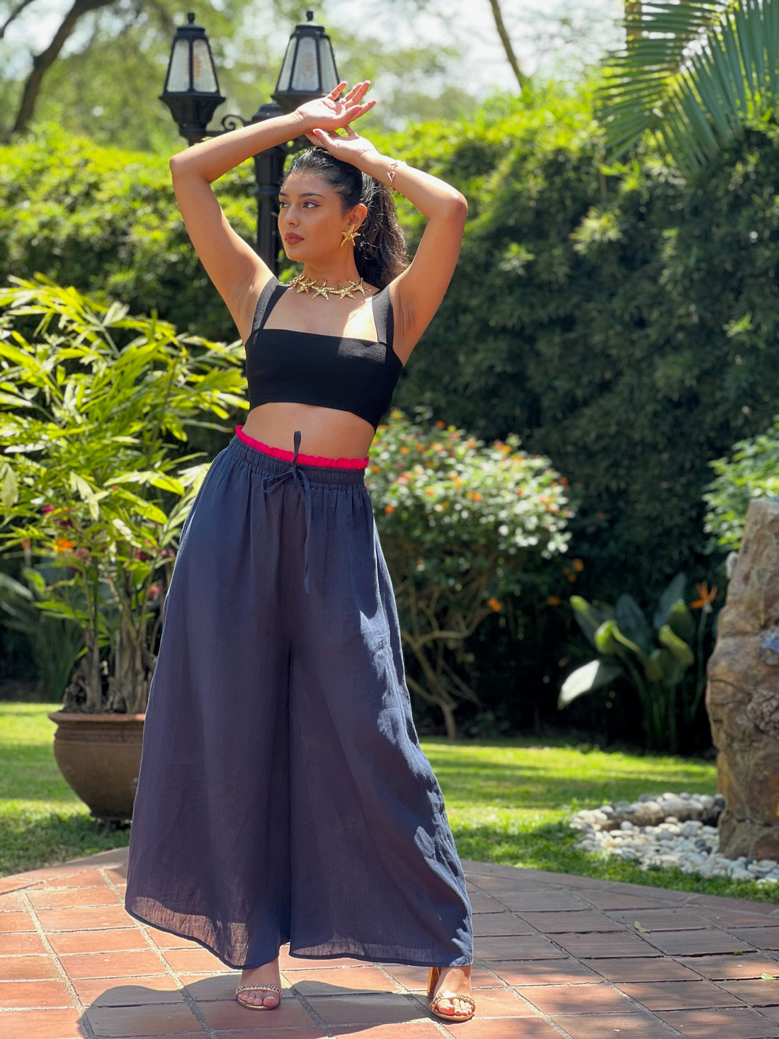 Coastal Culottes in Linen Hestia Collection