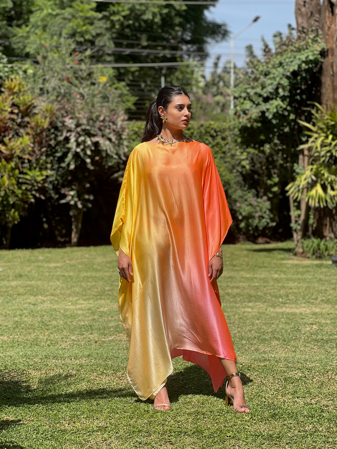Kabras Kaftan in Silk