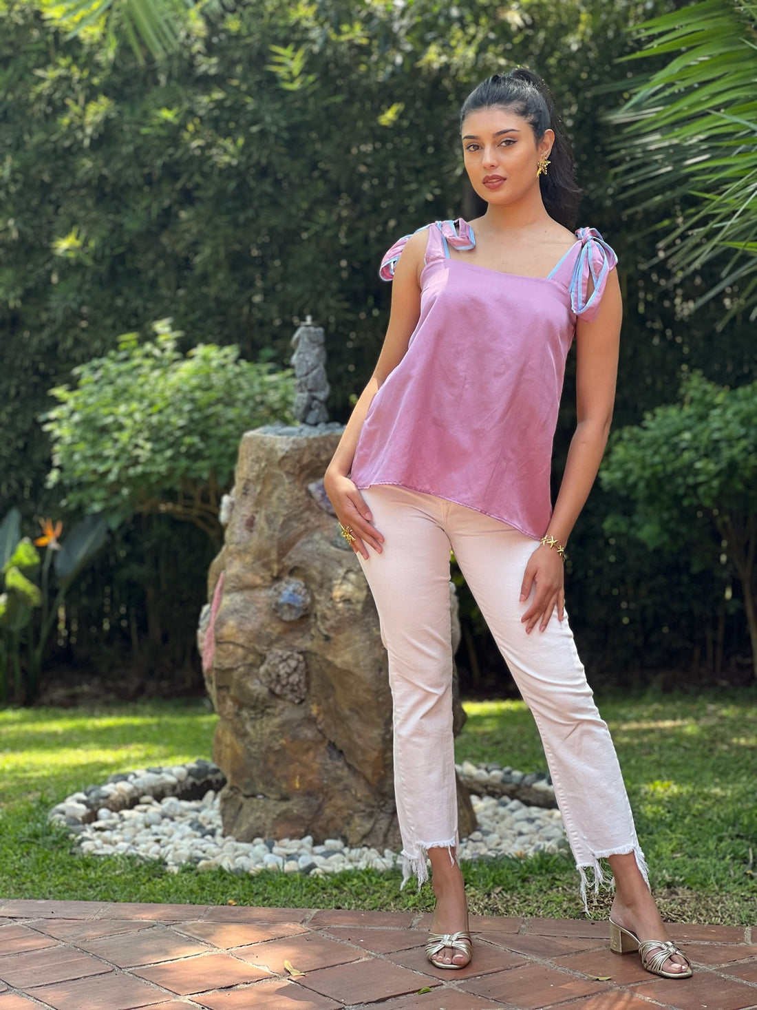 Long Shanzu Top in Silk