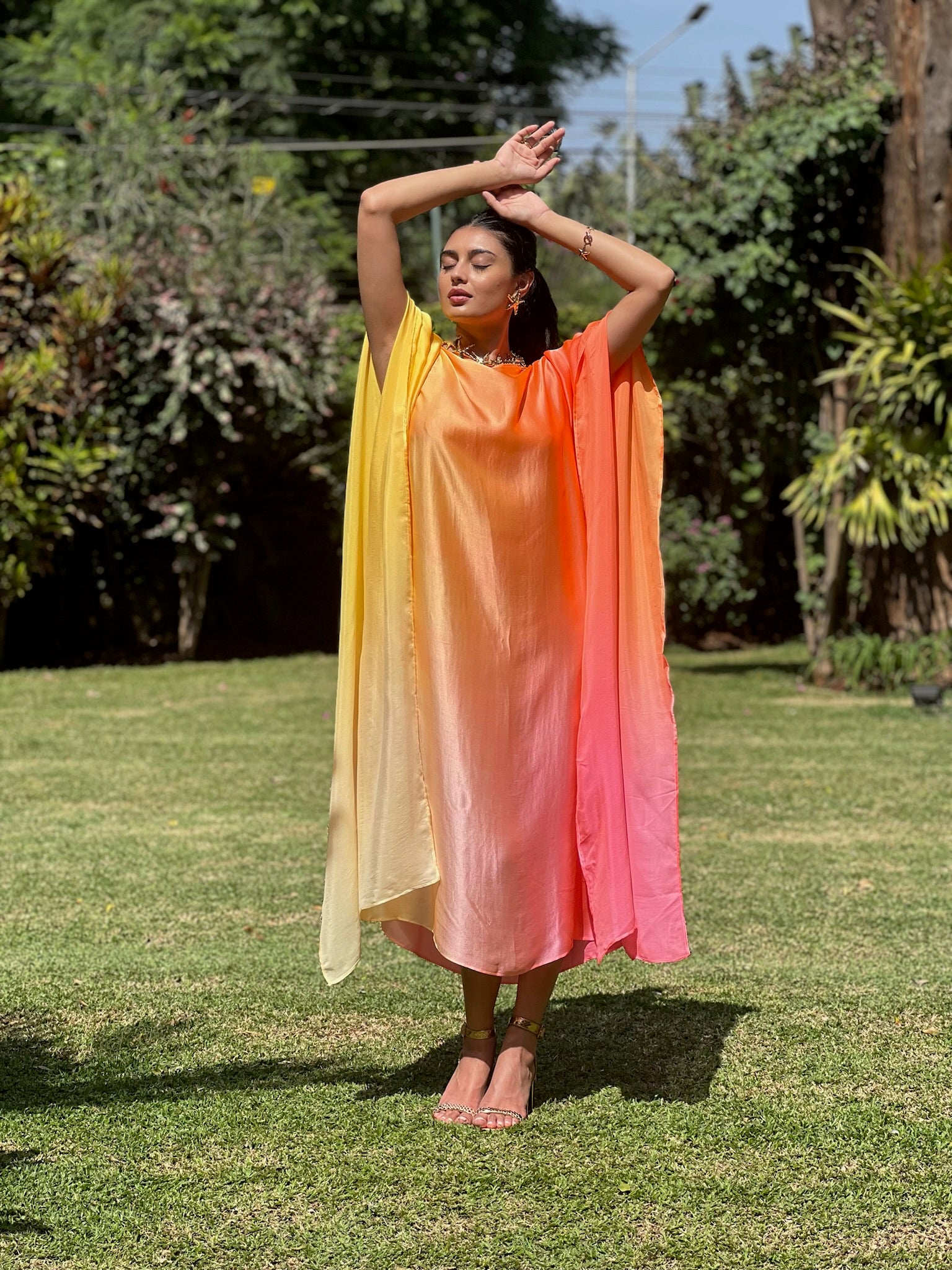Kabras Kaftan in Silk