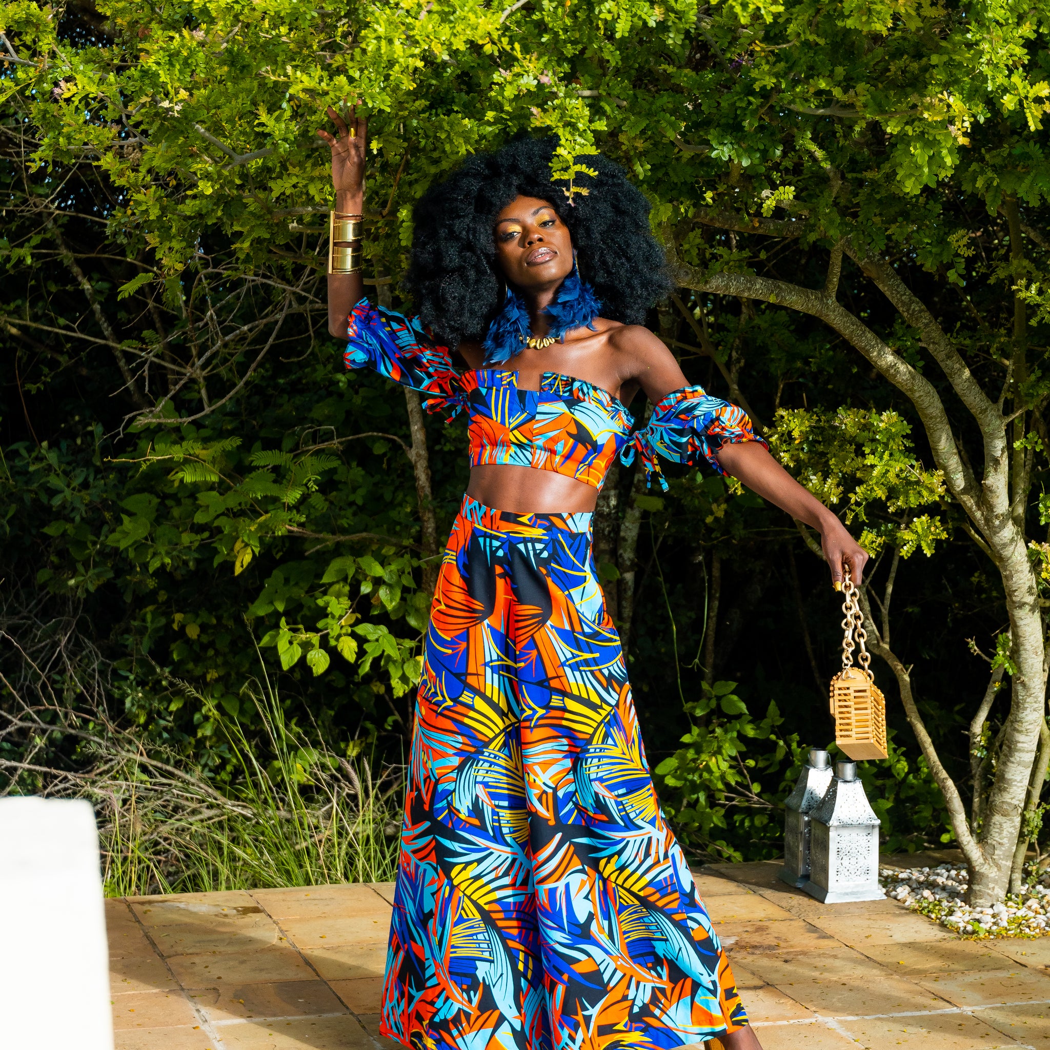 Uzuri Trousers in Kitenge or Kanga