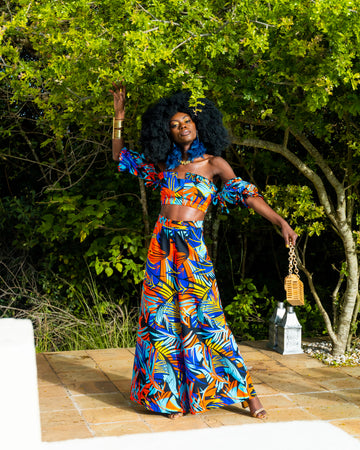 Uzuri Trousers in Kitenge or Kanga