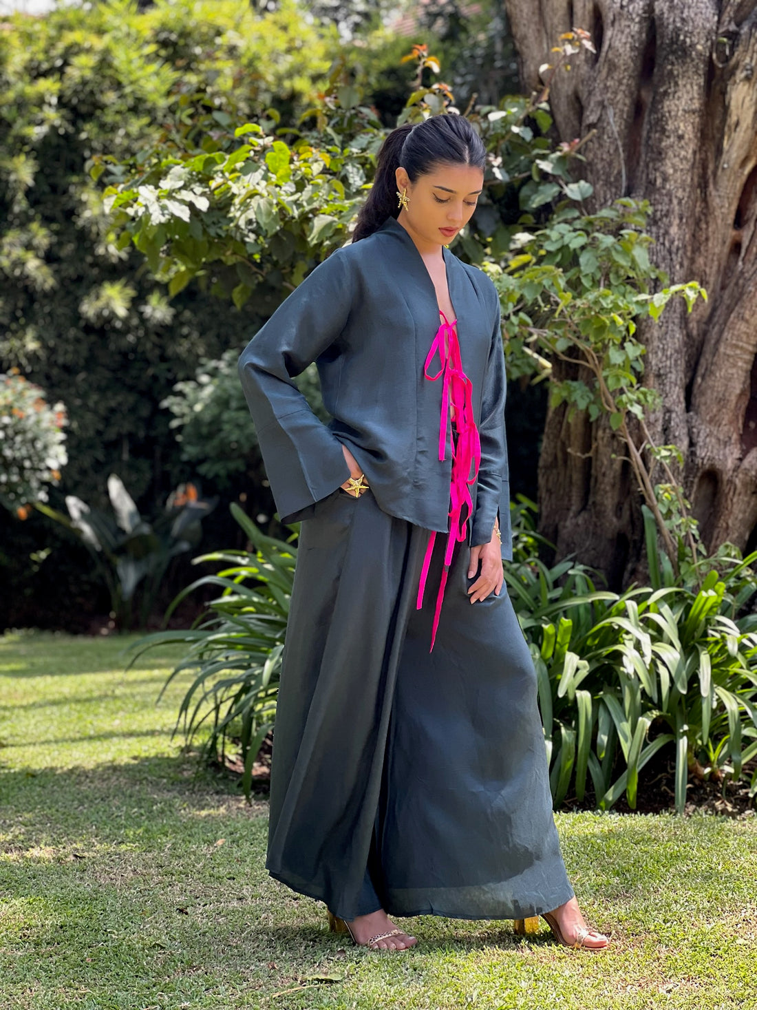 Coastal Culottes in Silk