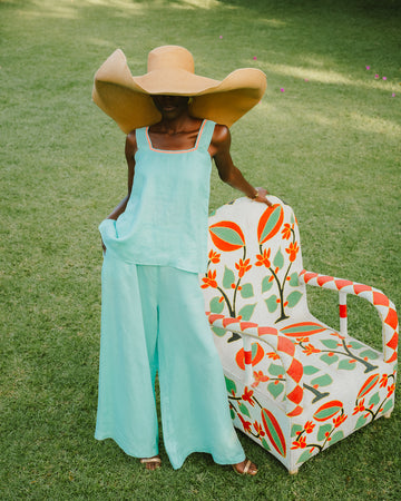 Long Shanzu Top in Linen Hestia Collection