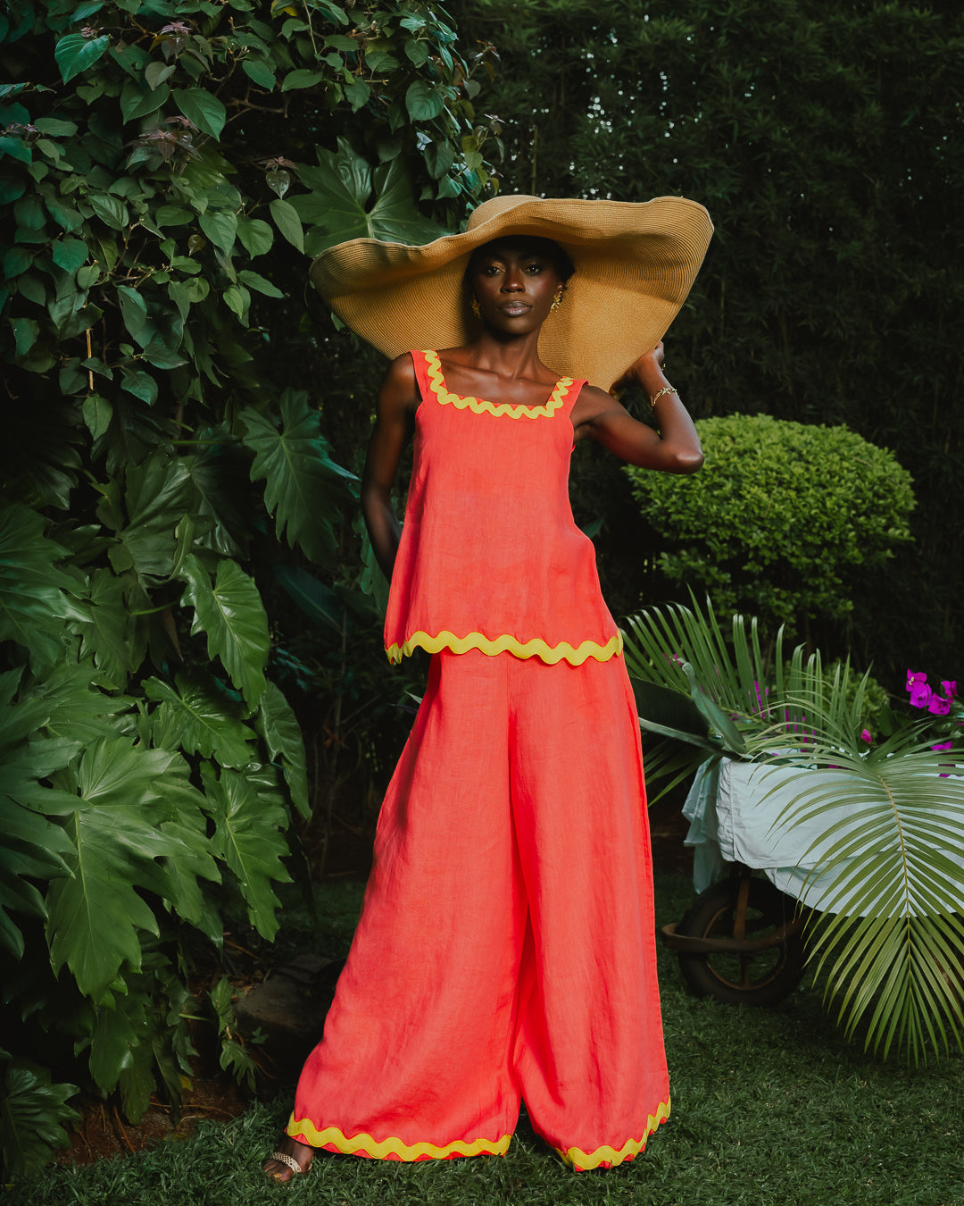 Long Shanzu Top in Linen Hestia Collection