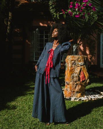 Coastal Culottes in Linen Hestia Collection