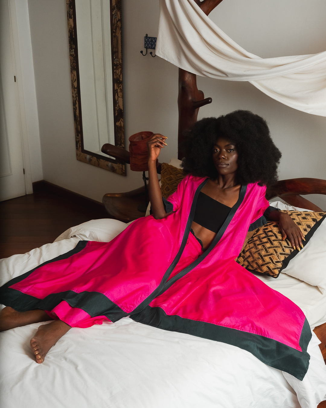 Sarima Robe in Silk Hestia Collection