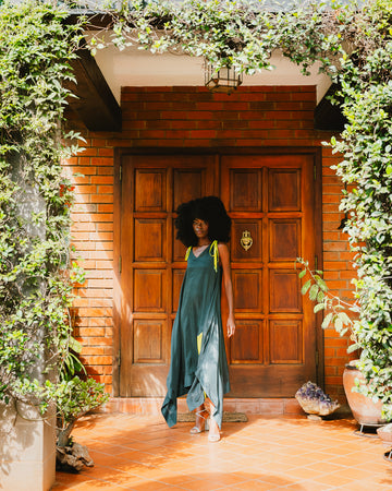 Batian Dress in Silk Hestia Collection
