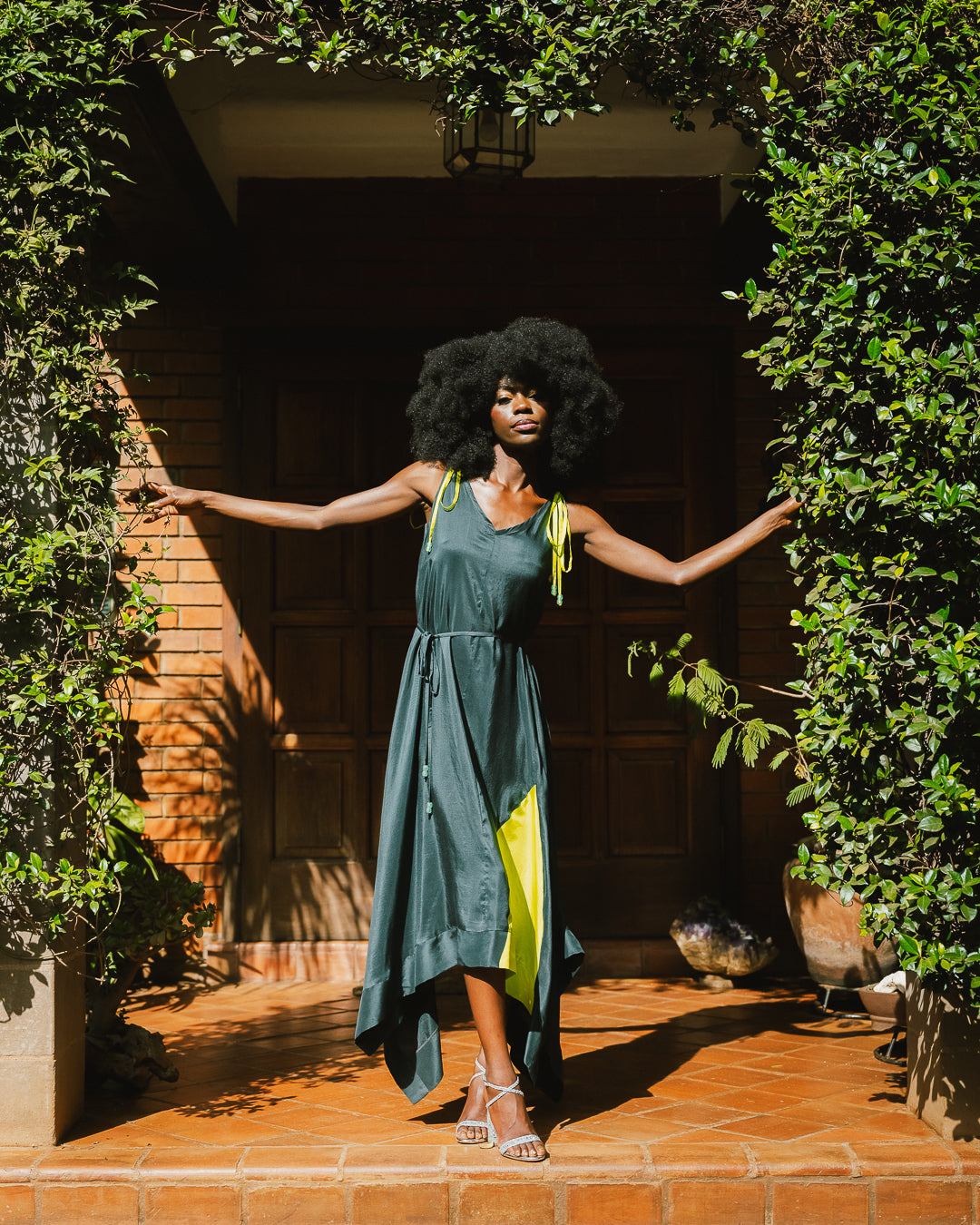Batian Dress in Silk Hestia Collection
