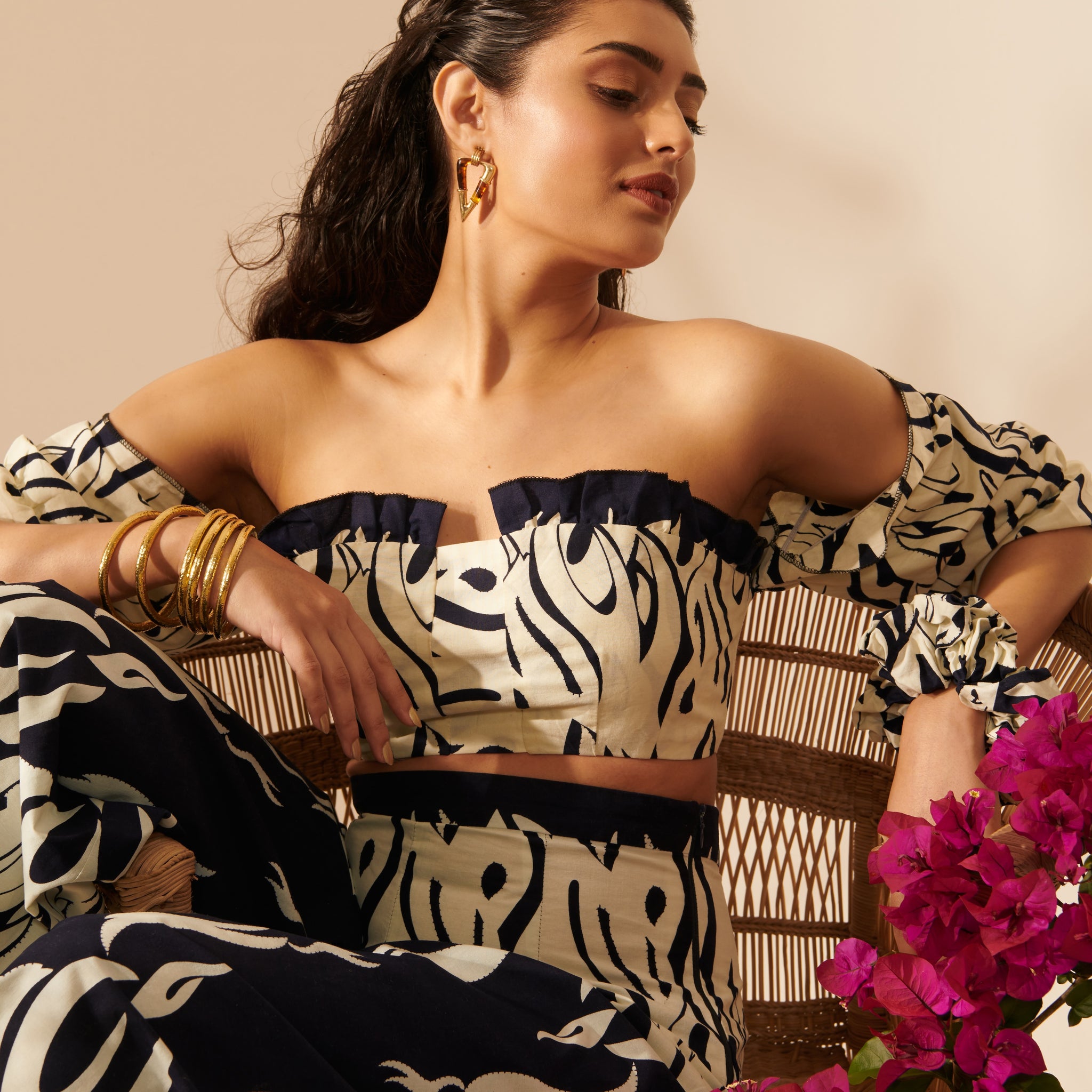 Uzuri Crop Top in Kitenge or Kanga 