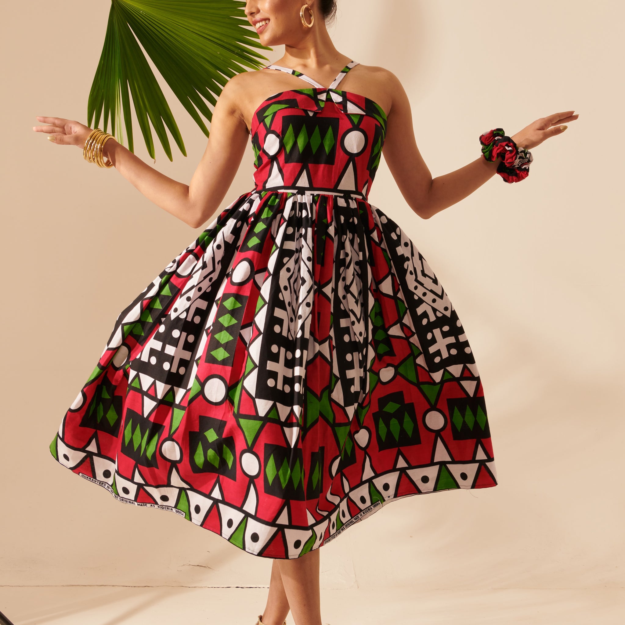 Starlight Dress in Kitenge or Kanga