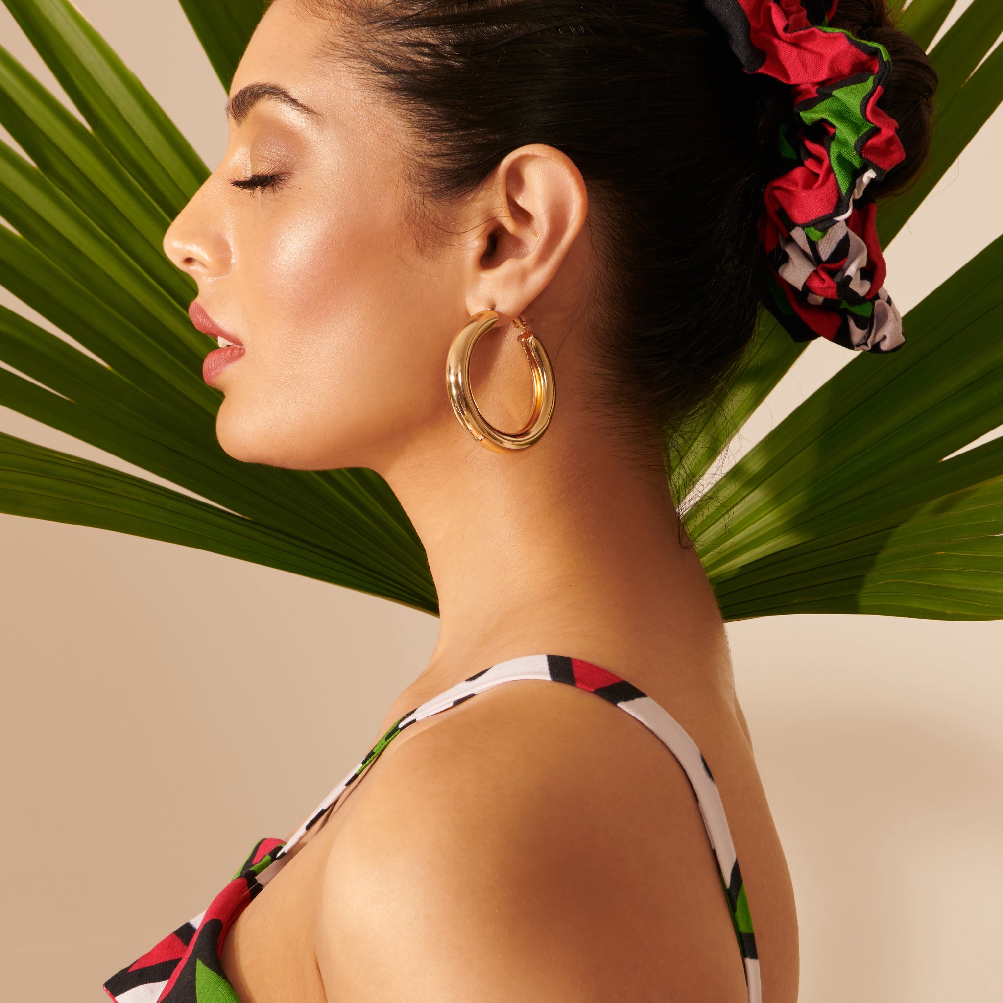 Kubwa Scrunchie in Kitenge or Kanga