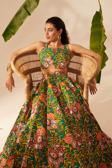 Lenana Crop Top in Kitenge or Kanga 