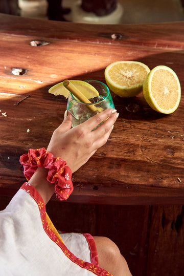 Ndogo Scrunchie in Kitenge or Kanga